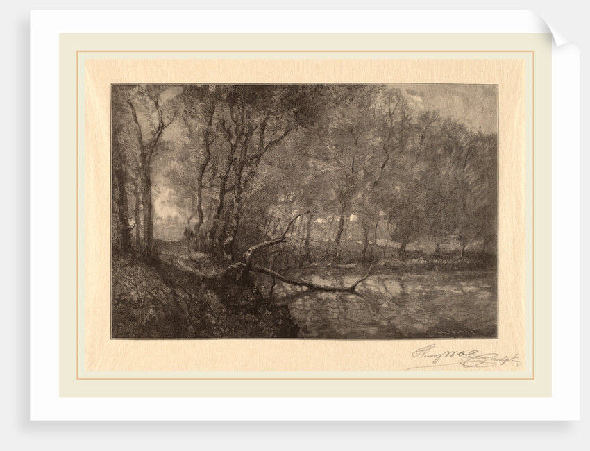 The Mill Pond by Henry Wolf