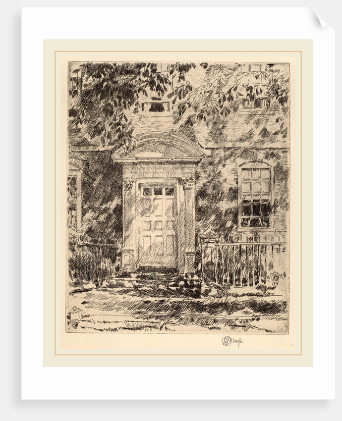 Portsmouth Doorway by Childe Hassam