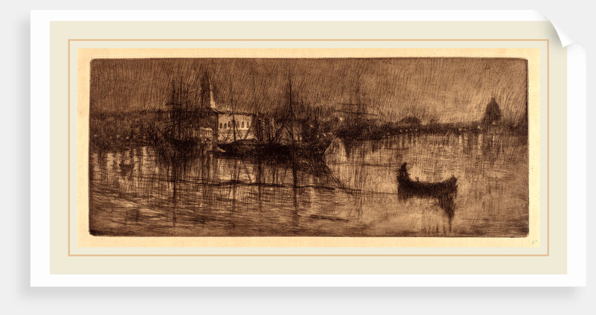 A Wet Evening in Venice by Otto Henry Bacher