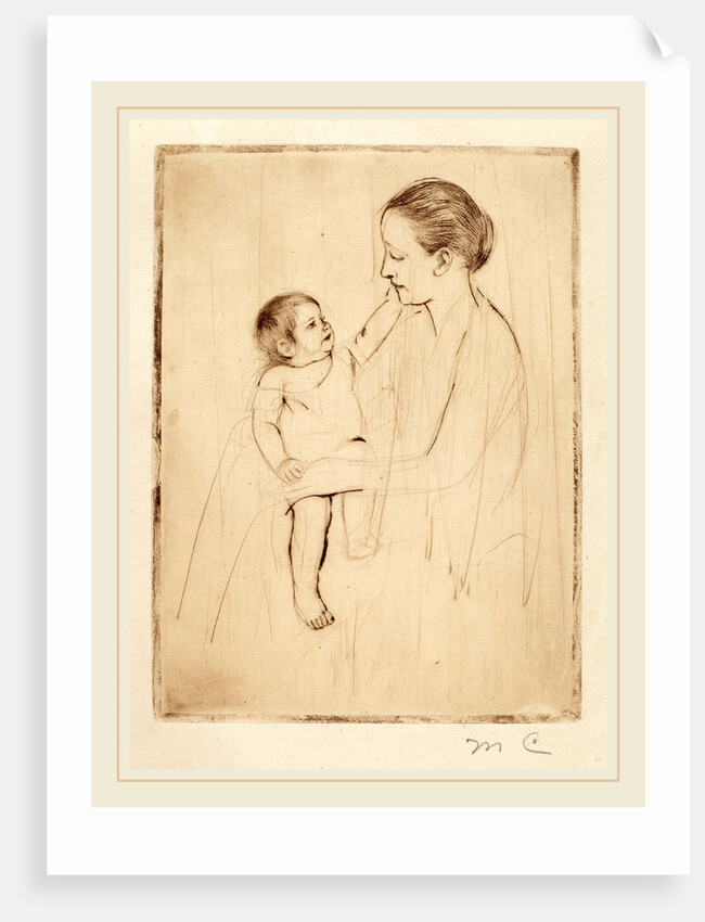 The Caress by Mary Cassatt