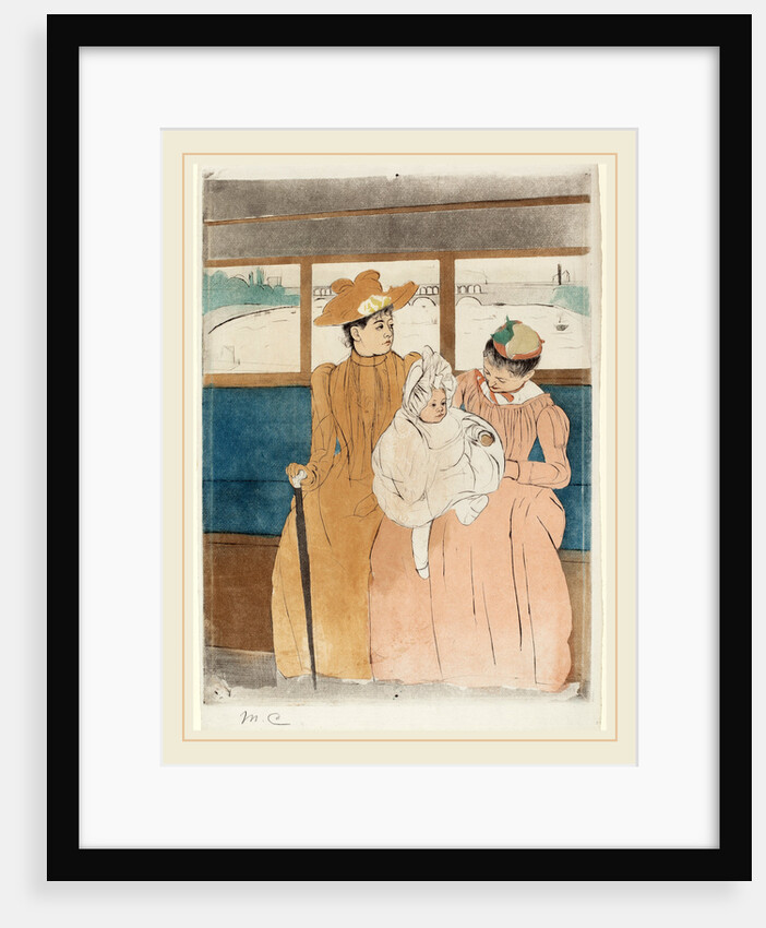 In the Omnibus by Mary Cassatt