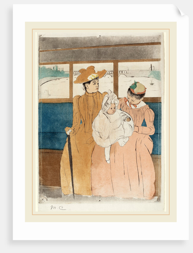 In the Omnibus by Mary Cassatt