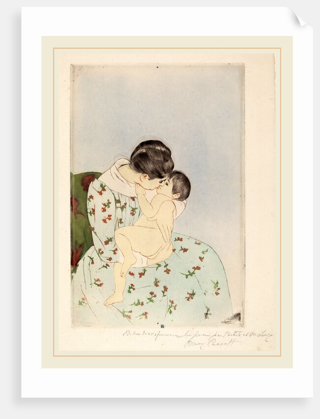 Mother's Kiss by Mary Cassatt