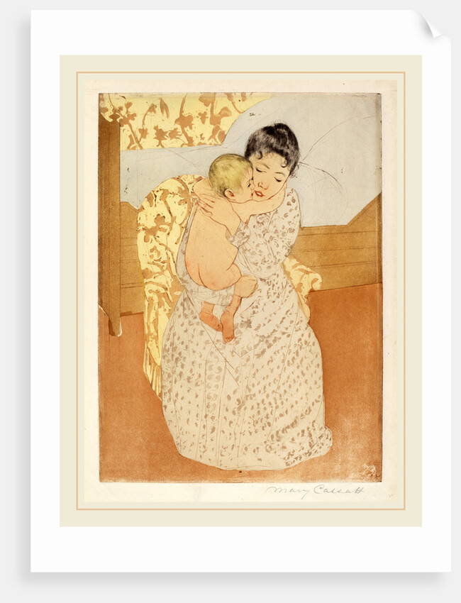 Maternal Caress by Mary Cassatt
