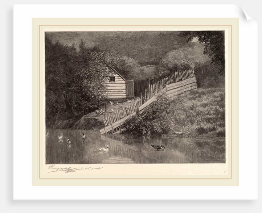 A Duck Pond by Henry Wolf