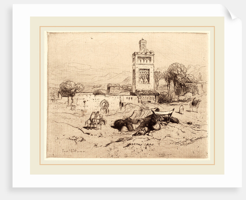 Ruins of a Mosque, Tlemciem, Algeria by Samuel Colman