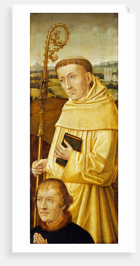 Saint Bernard with Donor obverse by Anonymous