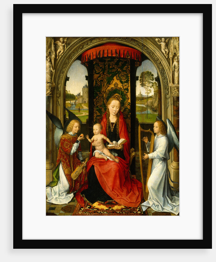 Madonna and Child with Angels, Netherlandish by Hans Memling