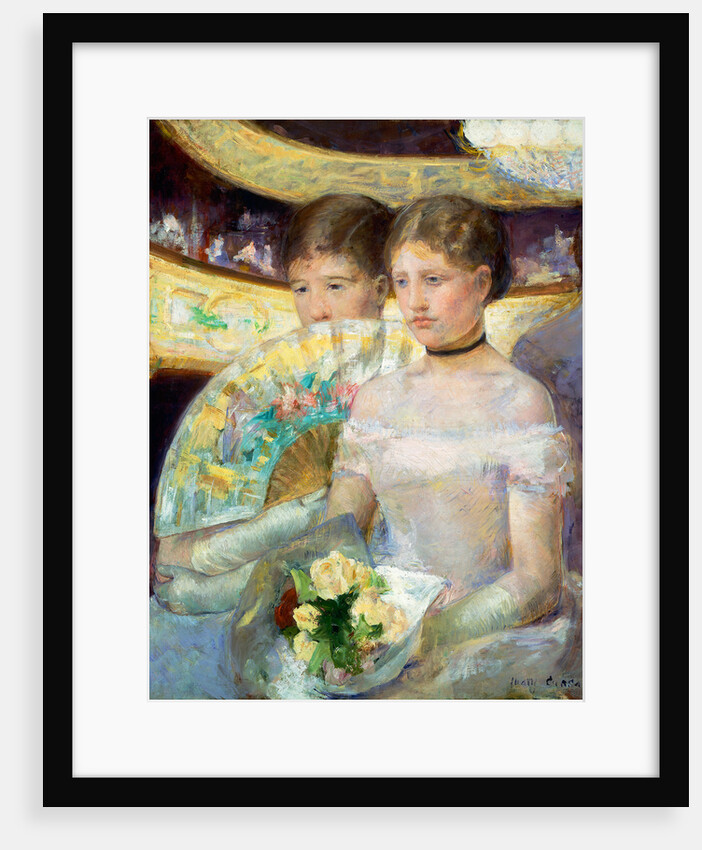 The Loge, 1882 by Mary Cassatt