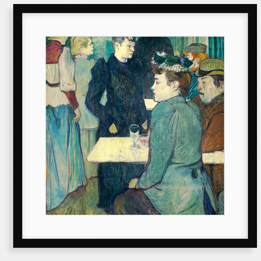 A Corner of the Moulin de la Galette, 1892 by Henri de Toulouse-Lautrec