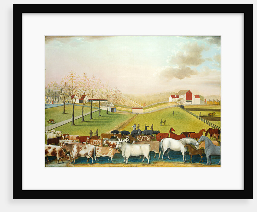 The Cornell Farm, 1848 by Edward Hicks