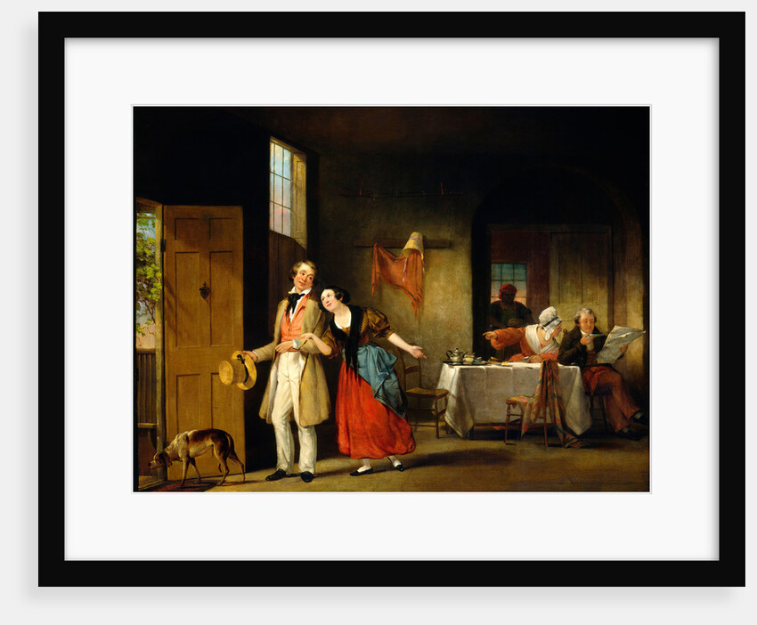 The Bashful Cousin by Francis William Edmonds