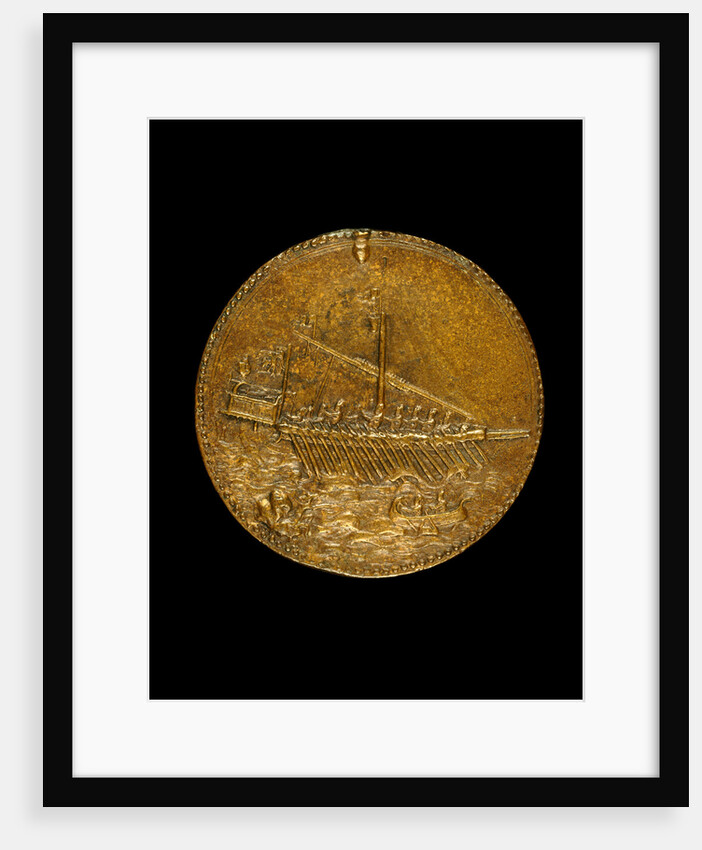 Galley and Small Boat reverse by Leone Leoni