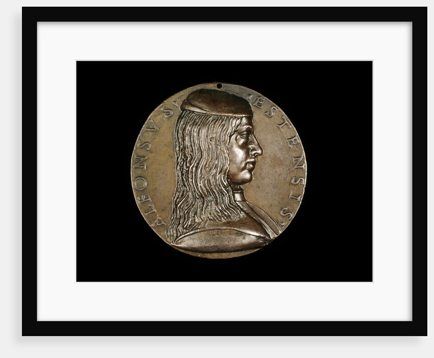 Alfonso I d'Este, 3rd Duke of Ferrara, Modena and Reggio 1505 obverse by Niccolò Fiorentino