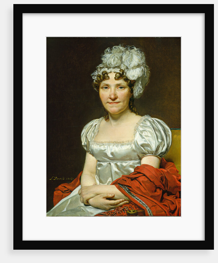 Madame David, 1813 by Jacques-Louis David