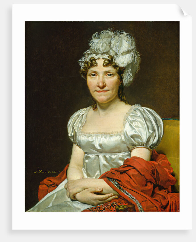 Madame David, 1813 by Jacques-Louis David