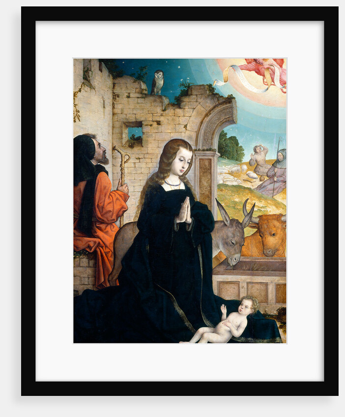 The Nativity, Hispano-Flemish by Juan de Flandes