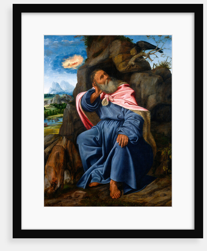 Elijah Fed by the Raven, c. 1510 by Giovanni Girolamo Savoldo
