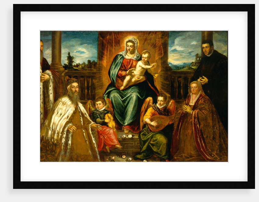 Doge Alvise Mocenigo and Family before the Madonna and Child by Jacopo Tintoretto