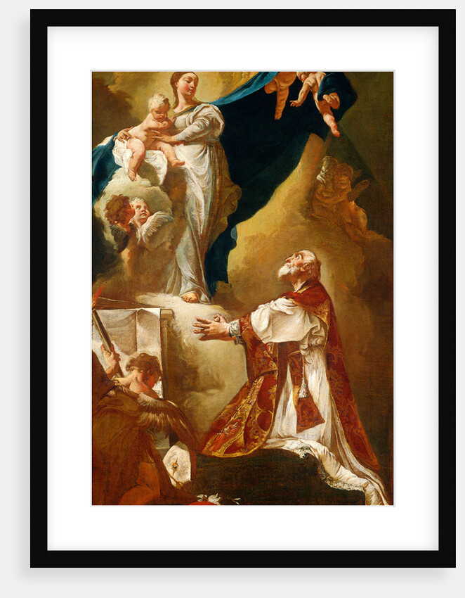 Madonna and Child Appearing to Saint Philip Neri, probably 1725 or after by Giovanni Battista Piazzetta