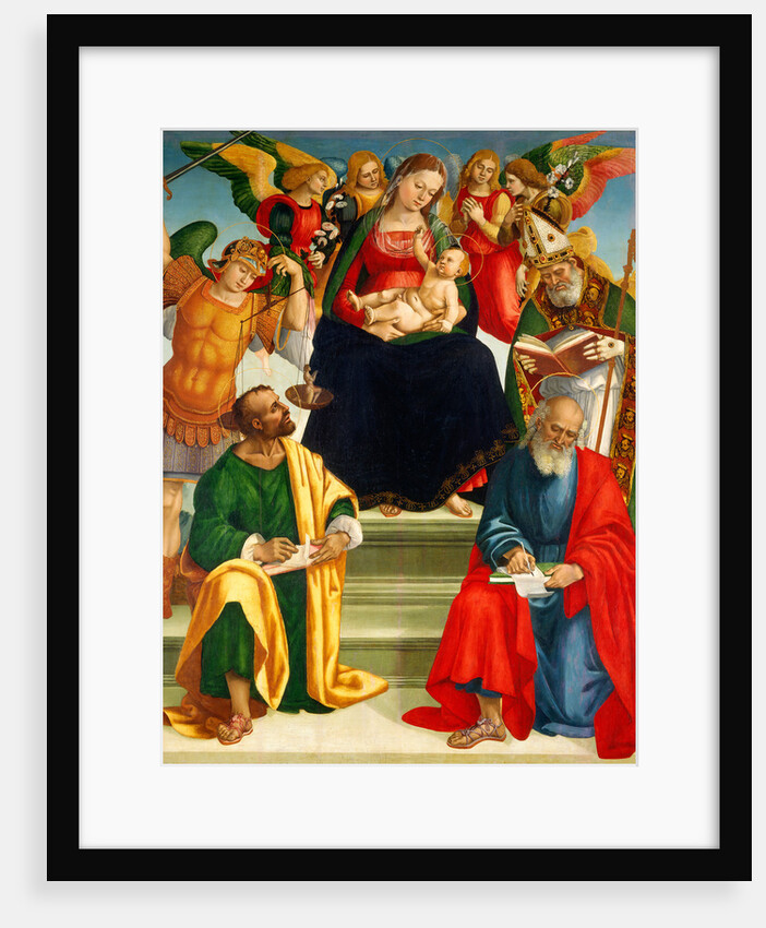 Madonna and Child with Saints and Angels by Luca Signorelli