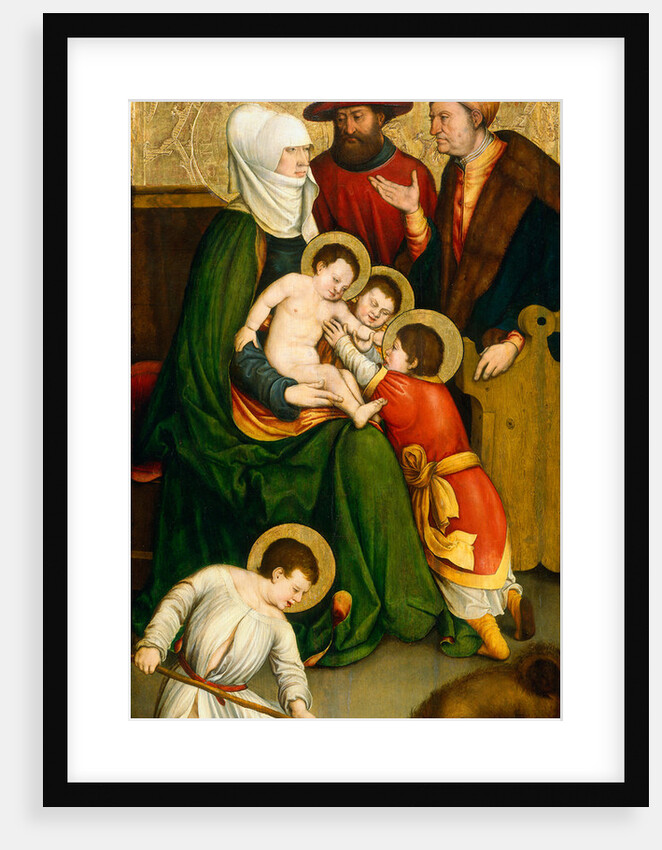 Saint Mary Cleophas and Her Family, German-1528 by Bernhard Strigel