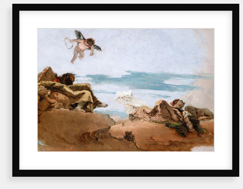 Study for a Ceiling with the Personification of Counsel by Giovanni Battista Tiepolo