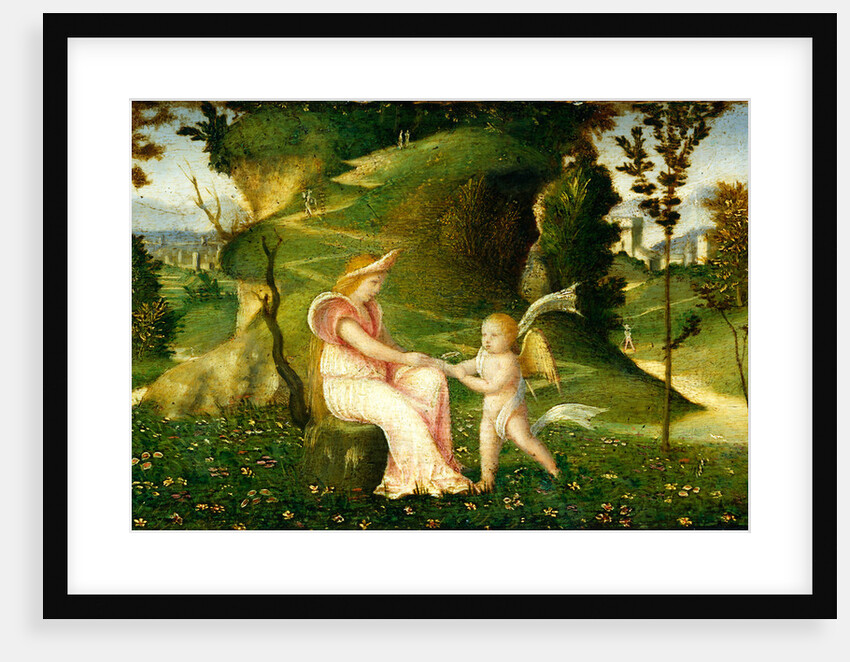 Venus and Cupid in a Landscape by Circle of Giorgione