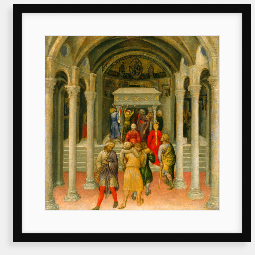 The Crippled and Sick Cured at the Tomb of Saint Nicholas by Gentile da Fabriano