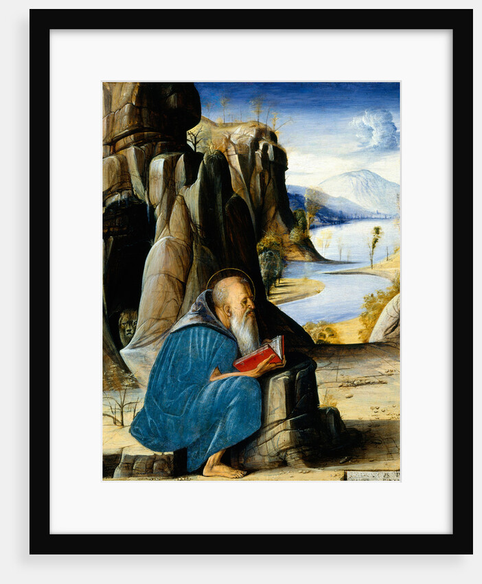 Saint Jerome Reading by Alvise Vivarini