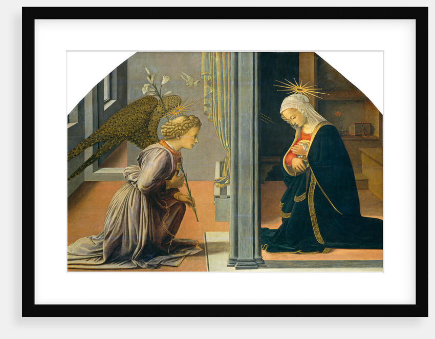 The Annunciation by Fra Filippo Lippi
