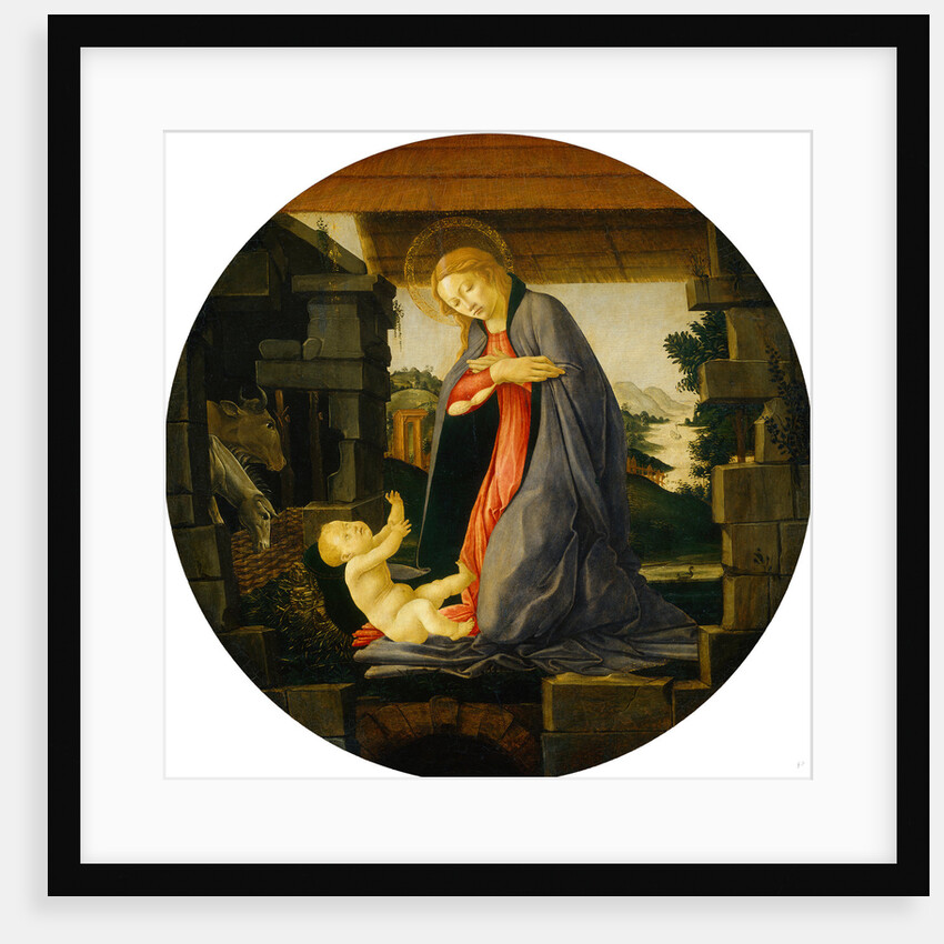 The Virgin Adoring the Child by Sandro Botticelli