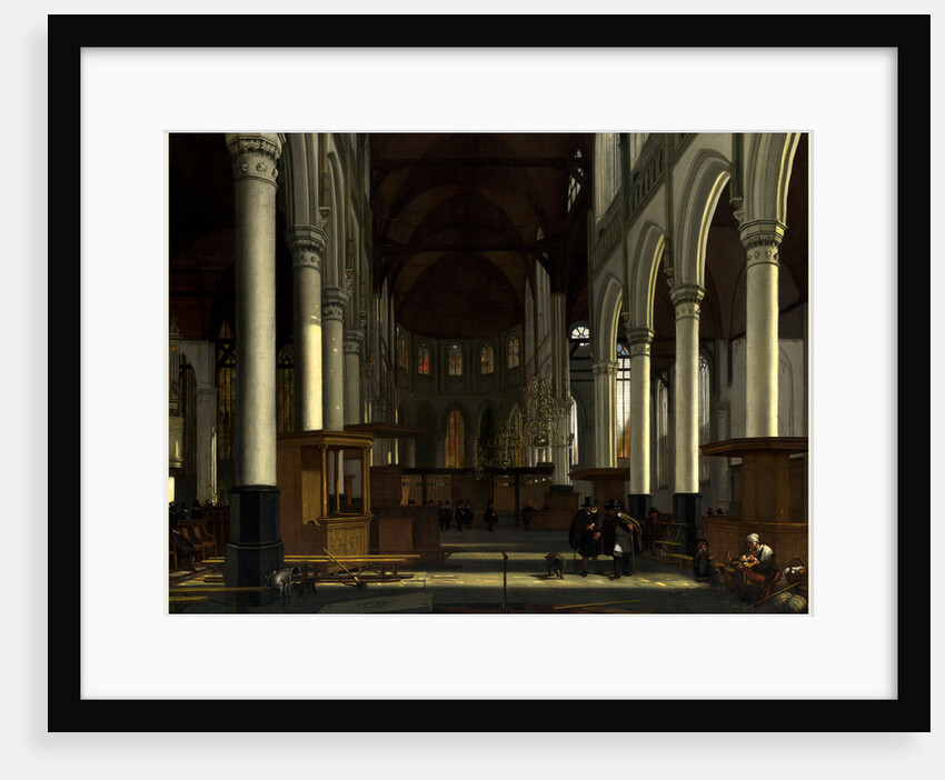 Dutch, The Interior of the Oude Kerk, Amsterdam, c. 1660 by Emanuel de Witte