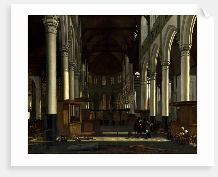 Dutch, The Interior of the Oude Kerk, Amsterdam, c. 1660 by Emanuel de Witte