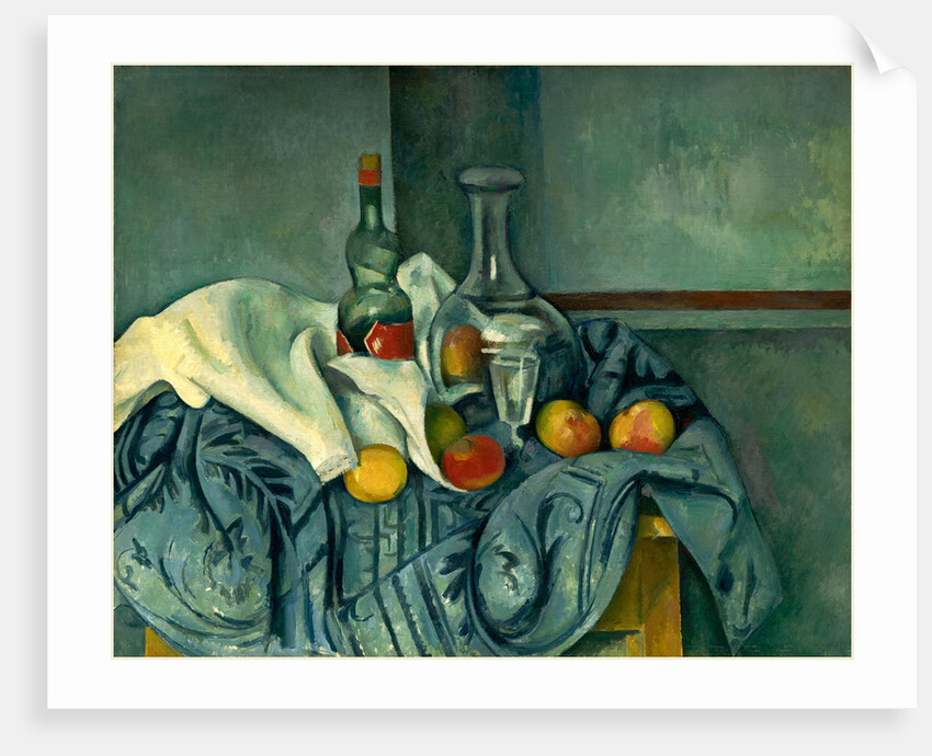 The Peppermint Bottle by Paul Cézanne