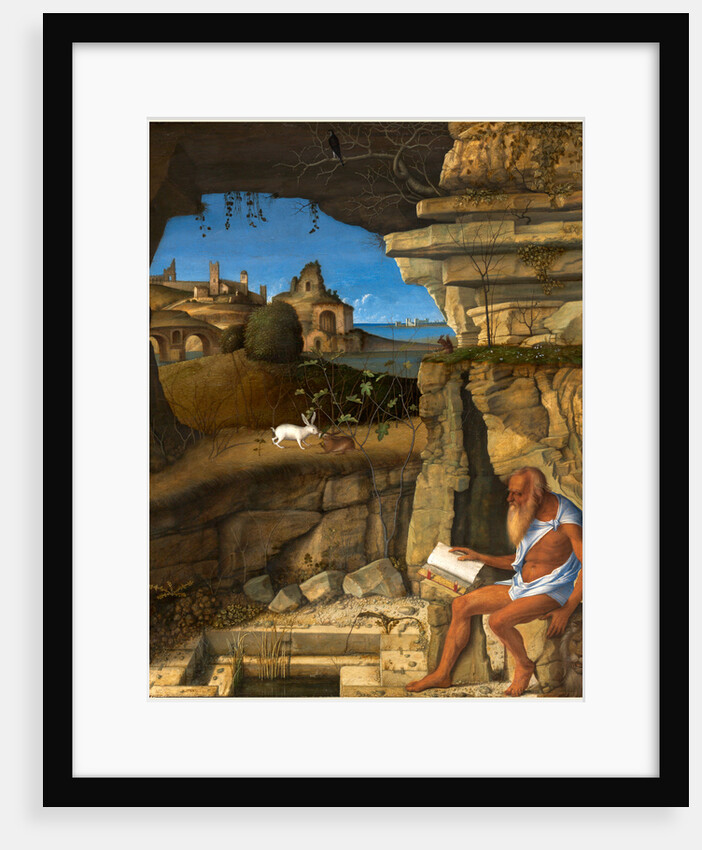Italian, Saint Jerome Reading, 1505 by Giovanni Bellini