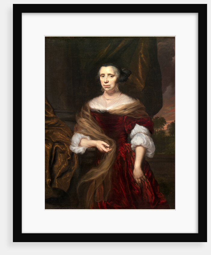 Dutch, Portrait of a Lady, 1676 by Nicolaes Maes