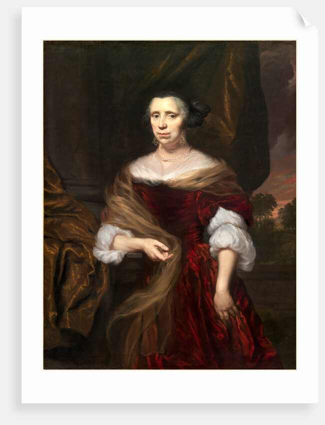 Dutch, Portrait of a Lady, 1676 by Nicolaes Maes