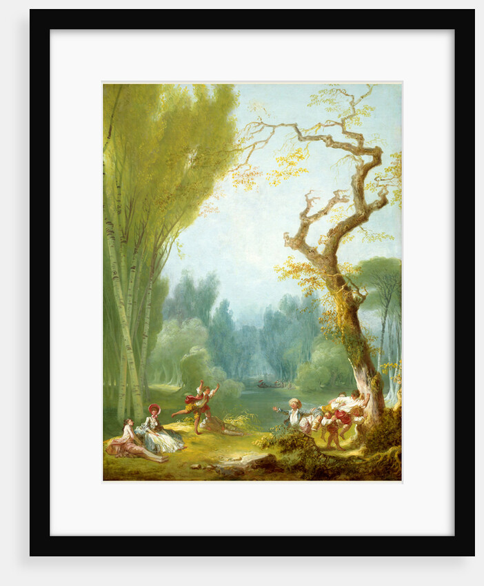A Game of Horse and Rider by Jean-Honoré Fragonard
