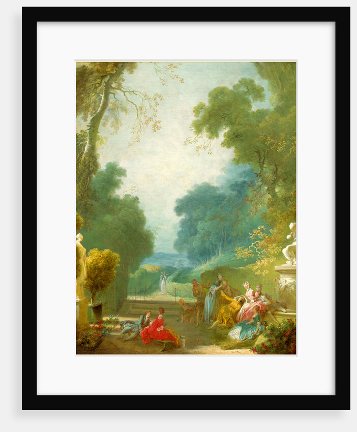 A Game of Hot Cockles by Jean-Honoré Fragonard