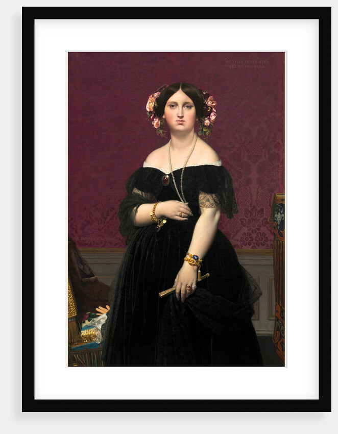 Madame Moitessier, 1851 by Jean-Auguste-Dominique Ingres