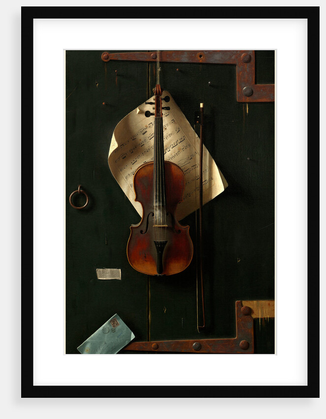 American, The Old Violin, 1886 by William Michael Harnett