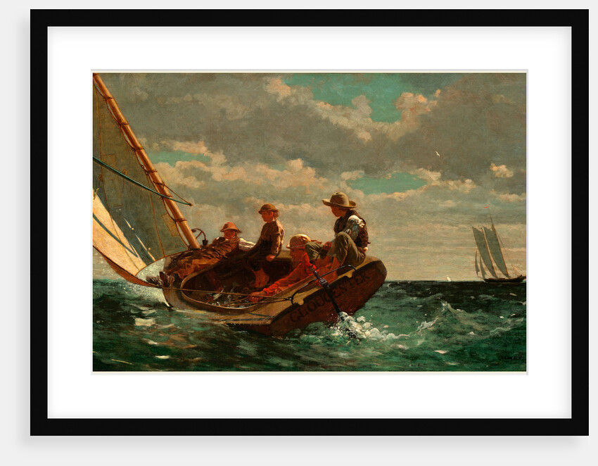 American, Breezing Up by Winslow Homer
