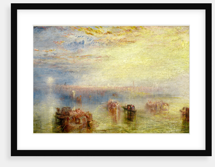 British, Approach to Venice, 1844 by Joseph Mallord William Turner