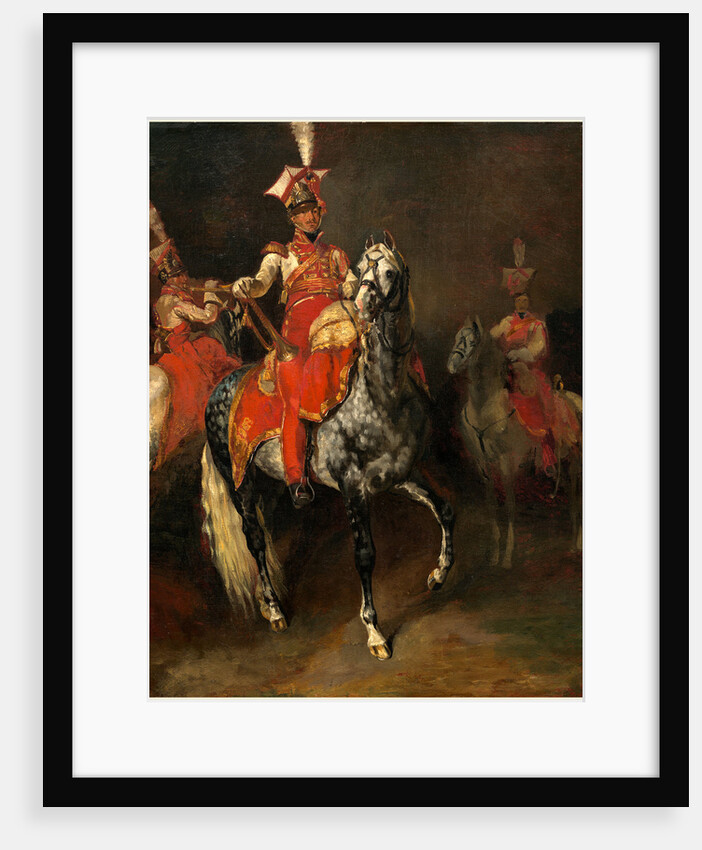 Mounted Trumpeters of Napoleon's Imperial Guard by Théodore Gericault