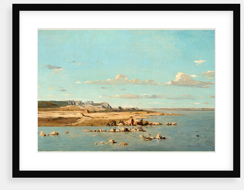 Washerwomen on the Banks of the Durance, 1866 by Paul Guigou
