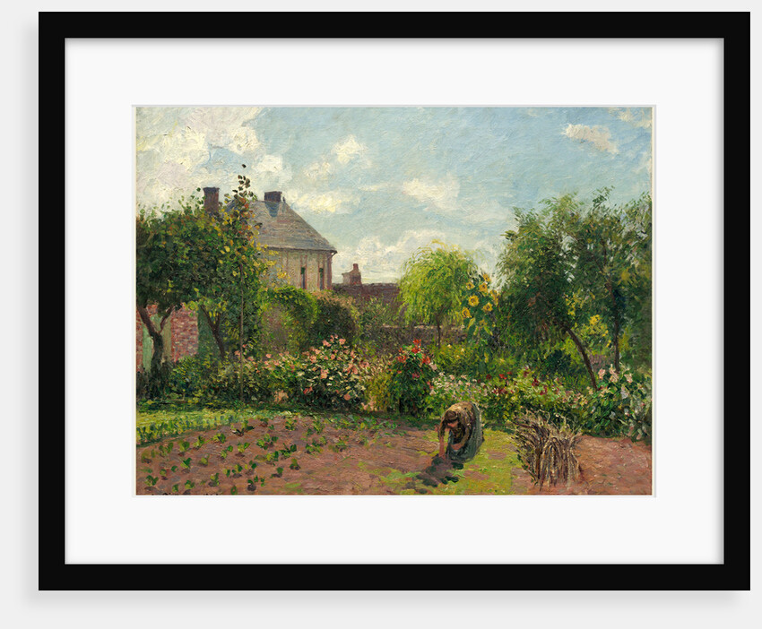 The Artist's Garden at Eragny, 1898 by Camille Pissarro