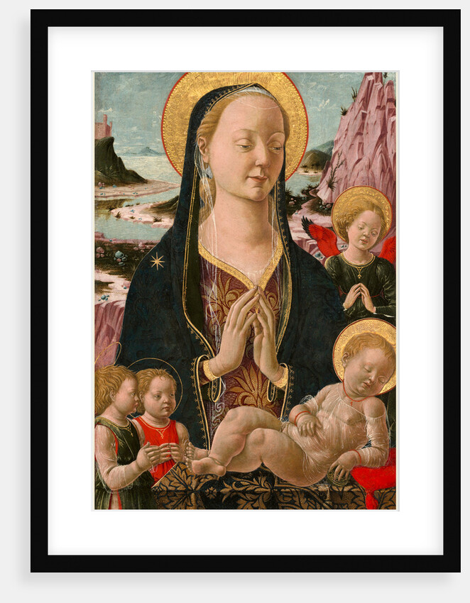 Madonna and Child with Angels by Anonymous
