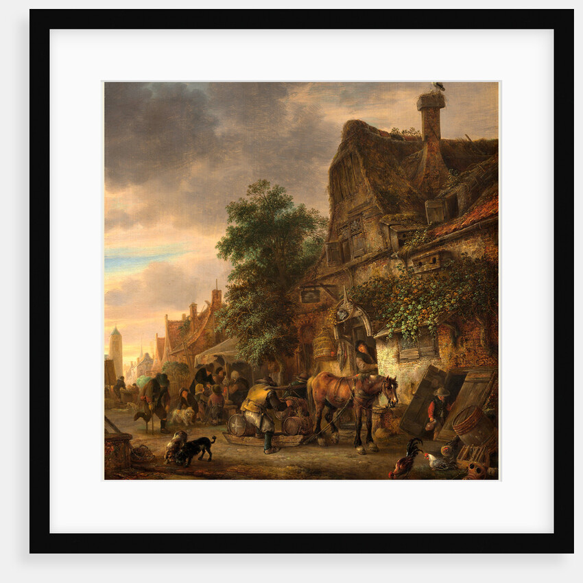 Dutch, Workmen before an Inn, 1645 by Isack van Ostade