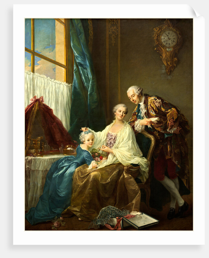 Family Portrait, 1756 by François-Hubert Drouais